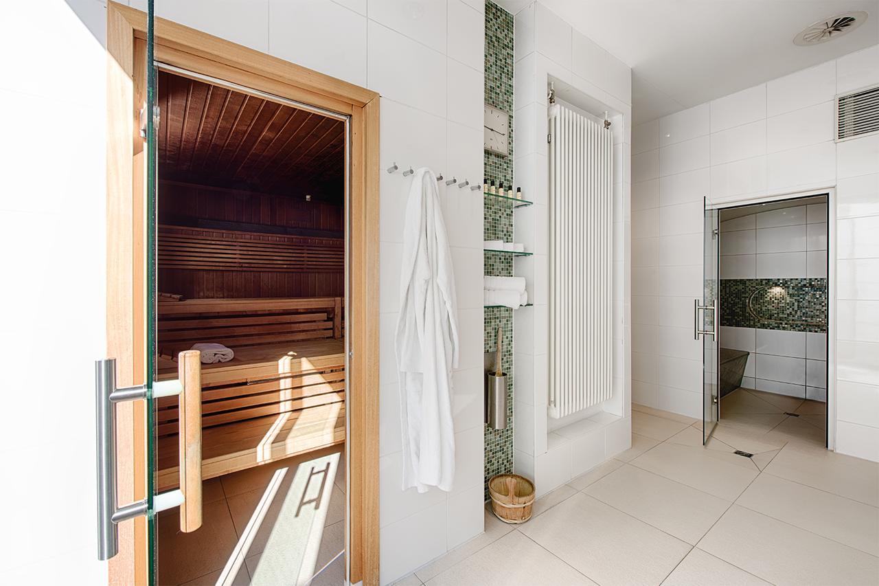 Privathotel Lindtner Hamburg Kültér fotó Sauna